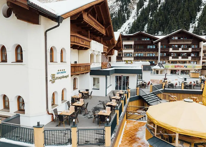 酒店 Mittagskogel Pitztal 皮茨河谷圣莱昂哈德